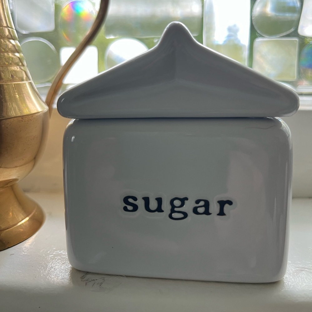 Sugar Bowl Shaped Like House